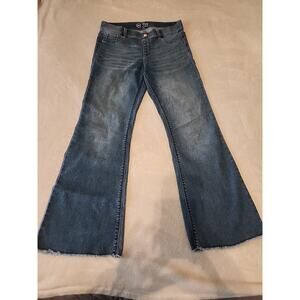 Wonder Nation Girls Fashion Flare Blue Heart Jeggings Size Xl‎ 14/16